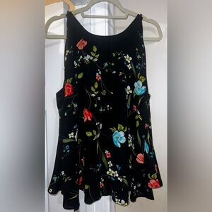 Worthington Arrow Double Layer Floral Tank Top, Plus Size 2X